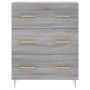 Aparador de madera de ingeniería gris Sonoma 69,5x34x90 cm de vidaXL, Aparadores - Ref: Foro24-827842, Precio: 98,74 €, Descu...