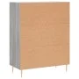 Aparador de madera de ingeniería gris Sonoma 69,5x34x90 cm de vidaXL, Aparadores - Ref: Foro24-827842, Precio: 97,54 €, Descu...