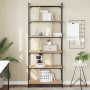 Librería 6 estantes madera ingeniería roble Sonoma 76x32x192 cm en Librerías y estanterías | Comprar online en Foru.es