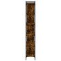 Librería 6 estantes madera ingeniería roble ahumado 76x32x192cm en Librerías y estanterías | Comprar online en Foru.es