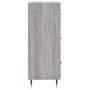 Aparador de madera de ingeniería gris Sonoma 69,5x34x90 cm de vidaXL, Aparadores - Ref: Foro24-827834, Precio: 95,70 €, Descu...