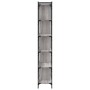 Librería 6 estantes madera ingeniería gris Sonoma 76x32x192 cm en Librerías y estanterías | Comprar online en Foru.es