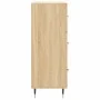 Aparador de madera de ingeniería roble Sonoma 69,5x34x90 cm de vidaXL, Aparadores - Ref: Foro24-827831, Precio: 91,52 €, Desc...