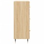 Aparador de madera de ingeniería roble Sonoma 69,5x34x90 cm de vidaXL, Aparadores - Ref: Foro24-827831, Precio: 92,32 €, Desc...