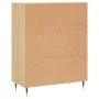 Aparador de madera de ingeniería roble Sonoma 69,5x34x90 cm de vidaXL, Aparadores - Ref: Foro24-827831, Precio: 91,52 €, Desc...