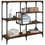 Mesa consola madera de ingeniería roble ahumado 103x32x95 cm en Mesas auxiliares | Comprar online en Foru.es