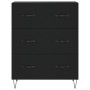 Aparador de madera de ingeniería negro 69,5x34x90 cm de vidaXL, Aparadores - Ref: Foro24-827845, Precio: 95,06 €, Descuento: %
