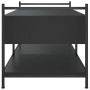 Mesa de centro madera de ingeniería negro 99x50x50 cm en Mesas de centro | Comprar online en Foru.es