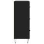 Aparador de madera de ingeniería negro 69,5x34x90 cm de vidaXL, Aparadores - Ref: Foro24-827845, Precio: 95,06 €, Descuento: %