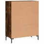 Aparador de madera de ingeniería roble ahumado 69,5x34x90 cm de vidaXL, Aparadores - Ref: Foro24-827857, Precio: 81,41 €, Des...
