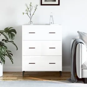 Bright white plywood sideboard 69.5x34x90 cm by vidaXL, Sideboards - Ref: Foro24-827870, Price: 106,52 €, Discount: %