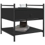 Mesa de centro madera de ingeniería negro 50x50x50 cm en Mesas de centro | Comprar online en Foru.es