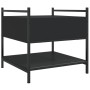 Mesa de centro madera de ingeniería negro 50x50x50 cm en Mesas de centro | Comprar online en Foru.es