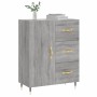 Aparador de madera de ingeniería gris Sonoma 69,5x34x90 cm de vidaXL, Aparadores - Ref: Foro24-827898, Precio: 78,32 €, Descu...