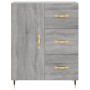 Aparador de madera de ingeniería gris Sonoma 69,5x34x90 cm de vidaXL, Aparadores - Ref: Foro24-827898, Precio: 78,32 €, Descu...