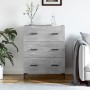 Aparador de madera de ingeniería gris hormigón 69,5x34x90 cm de vidaXL, Aparadores - Ref: Foro24-827856, Precio: 99,24 €, Des...