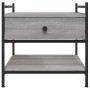 Mesa de centro madera de ingeniería gris Sonoma 50x50x50 cm en Mesas de centro | Comprar online en Foru.es