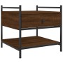 Mesa de centro madera de ingeniería marrón roble 50x50x50 cm en Mesas de centro | Comprar online en Foru.es