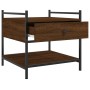 Mesa de centro madera de ingeniería marrón roble 50x50x50 cm en Mesas de centro | Comprar online en Foru.es