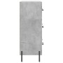 Aparador de madera de ingeniería gris hormigón 69,5x34x90 cm de vidaXL, Aparadores - Ref: Foro24-827864, Precio: 107,29 €, De...