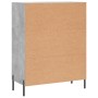 Aparador de madera de ingeniería gris hormigón 69,5x34x90 cm de vidaXL, Aparadores - Ref: Foro24-827864, Precio: 107,29 €, De...