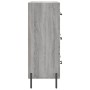 Aparador de madera de ingeniería gris Sonoma 69,5x34x90 cm de vidaXL, Aparadores - Ref: Foro24-827866, Precio: 111,03 €, Desc...