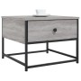 Mesa de centro madera contrachapada gris Sonoma 51x51x40 cm en Mesas de centro | Comprar online en Foru.es