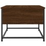 Mesa de centro madera de ingeniería roble marrón 51x51x40 cm en Mesas de centro | Comprar online en Foru.es