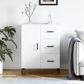 Aparador de madera de ingeniería blanco 69,5x34x90 cm de vidaXL, Aparadores - Ref: Foro24-827916, Precio: 98,03 €, Descuento: %