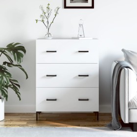 Aparador de madera de ingeniería blanco 69,5x34x90 cm de vidaXL, Aparadores - Ref: Foro24-827852, Precio: 102,49 €, Descuento: %