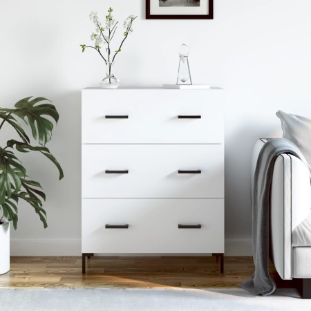 Aparador de madera de ingeniería blanco 69,5x34x90 cm de vidaXL, Aparadores - Ref: Foro24-827852, Precio: 102,49 €, Descuento: %