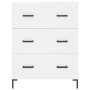 Aparador de madera de ingeniería blanco 69,5x34x90 cm de vidaXL, Aparadores - Ref: Foro24-827852, Precio: 102,49 €, Descuento: %