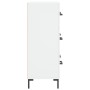 Aparador de madera de ingeniería blanco 69,5x34x90 cm de vidaXL, Aparadores - Ref: Foro24-827852, Precio: 102,49 €, Descuento: %