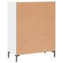 Aparador de madera de ingeniería blanco 69,5x34x90 cm de vidaXL, Aparadores - Ref: Foro24-827852, Precio: 102,49 €, Descuento: %