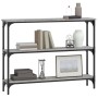 Mesa consola madera de ingeniería gris Sonoma 100x22,5x75 cm en Mesas auxiliares | Comprar online en Foru.es