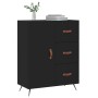 Aparador de madera de ingeniería negro 69,5x34x90 cm de vidaXL, Aparadores - Ref: Foro24-827885, Precio: 93,86 €, Descuento: %