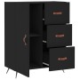 Aparador de madera de ingeniería negro 69,5x34x90 cm de vidaXL, Aparadores - Ref: Foro24-827885, Precio: 93,86 €, Descuento: %