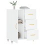 Aparador de madera de ingeniería blanco 69,5x34x90 cm de vidaXL, Aparadores - Ref: Foro24-827892, Precio: 95,30 €, Descuento: %