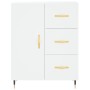 Aparador de madera de ingeniería blanco 69,5x34x90 cm de vidaXL, Aparadores - Ref: Foro24-827892, Precio: 95,30 €, Descuento: %
