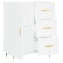 Aparador de madera de ingeniería blanco 69,5x34x90 cm de vidaXL, Aparadores - Ref: Foro24-827892, Precio: 95,30 €, Descuento: %