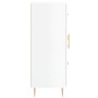 Aparador de madera contrachapada blanco brillante 69,5x34x90 cm de vidaXL, Aparadores - Ref: Foro24-827902, Precio: 102,80 €,...