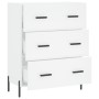 Aparador de madera de ingeniería blanco 69,5x34x90 cm de vidaXL, Aparadores - Ref: Foro24-827860, Precio: 115,25 €, Descuento: %