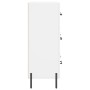Aparador de madera de ingeniería blanco 69,5x34x90 cm de vidaXL, Aparadores - Ref: Foro24-827860, Precio: 115,25 €, Descuento: %