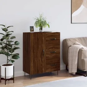 Oak brown engineered wood sideboard 69.5x34x90 cm by vidaXL, Sideboards - Ref: Foro24-827915, Price: 91,54 €, Discount: %