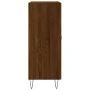 Oak brown engineered wood sideboard 69.5x34x90 cm by vidaXL, Sideboards - Ref: Foro24-827915, Price: 91,54 €, Discount: %