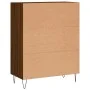Oak brown engineered wood sideboard 69.5x34x90 cm by vidaXL, Sideboards - Ref: Foro24-827915, Price: 91,54 €, Discount: %