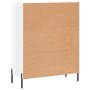 Aparador de madera contrachapada blanco brillante 69,5x34x90 cm de vidaXL, Aparadores - Ref: Foro24-827926, Precio: 112,77 €,...
