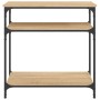 Mesa consola madera de ingeniería roble Sonoma 75x29x75 cm en Mesas auxiliares | Comprar online en Foru.es