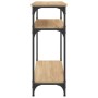 Mesa consola madera de ingeniería roble Sonoma 75x29x75 cm en Mesas auxiliares | Comprar online en Foru.es