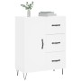 Aparador de madera de ingeniería blanco 69,5x34x90 cm de vidaXL, Aparadores - Ref: Foro24-827908, Precio: 92,47 €, Descuento: %